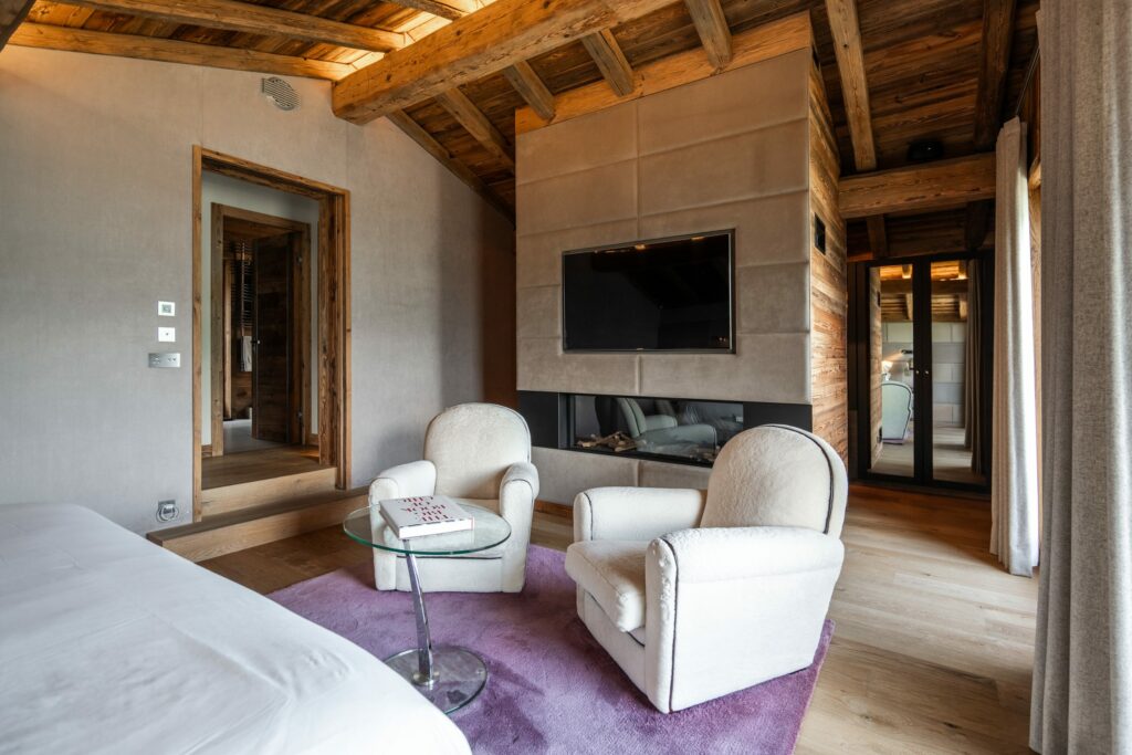 Propriété accompagnée par Studio F. Advisory à Megève, vue du bien