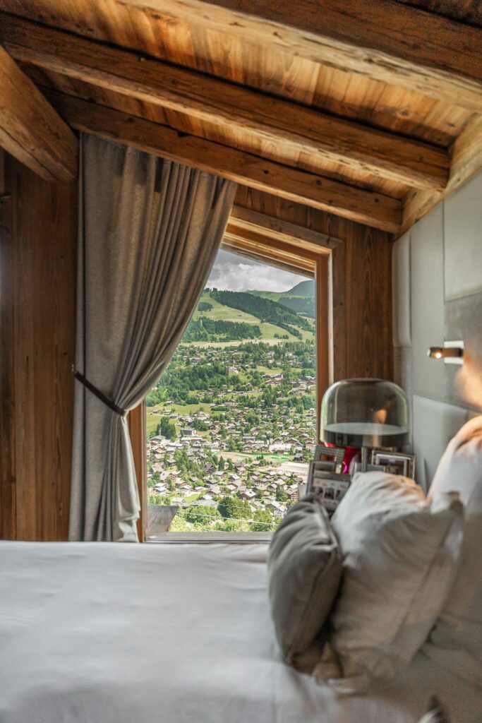 Propriété accompagnée par Studio F. Advisory à Megève, vue du bien