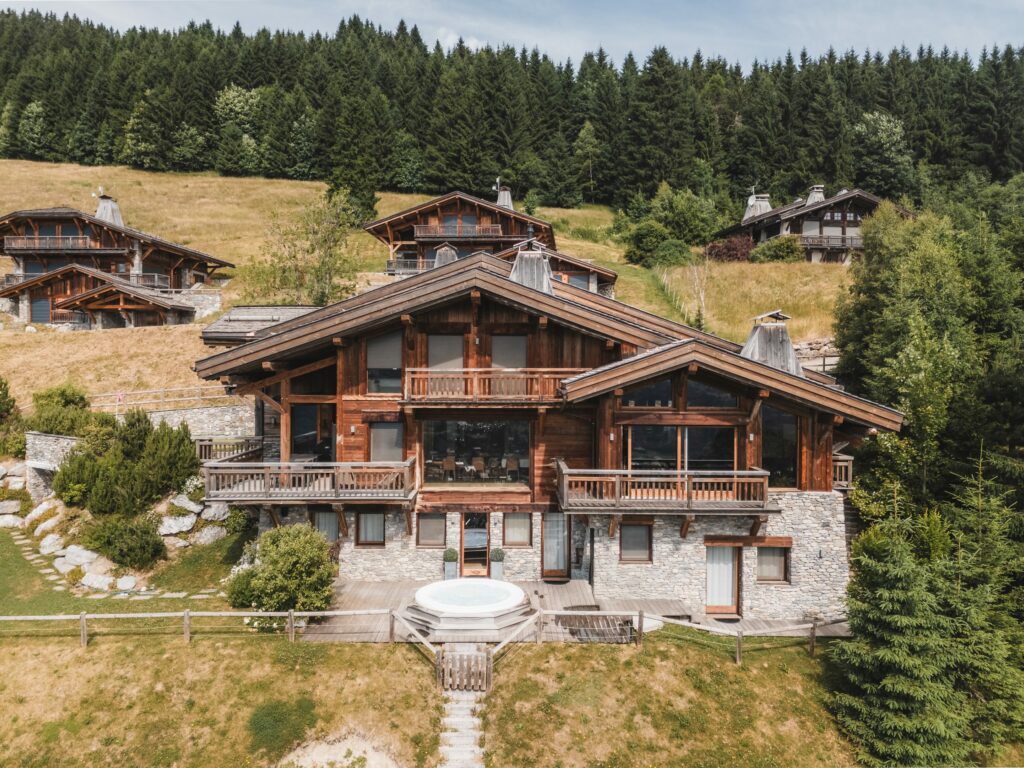 Propriété accompagnée par Studio F. Advisory à Megève, vue du bien